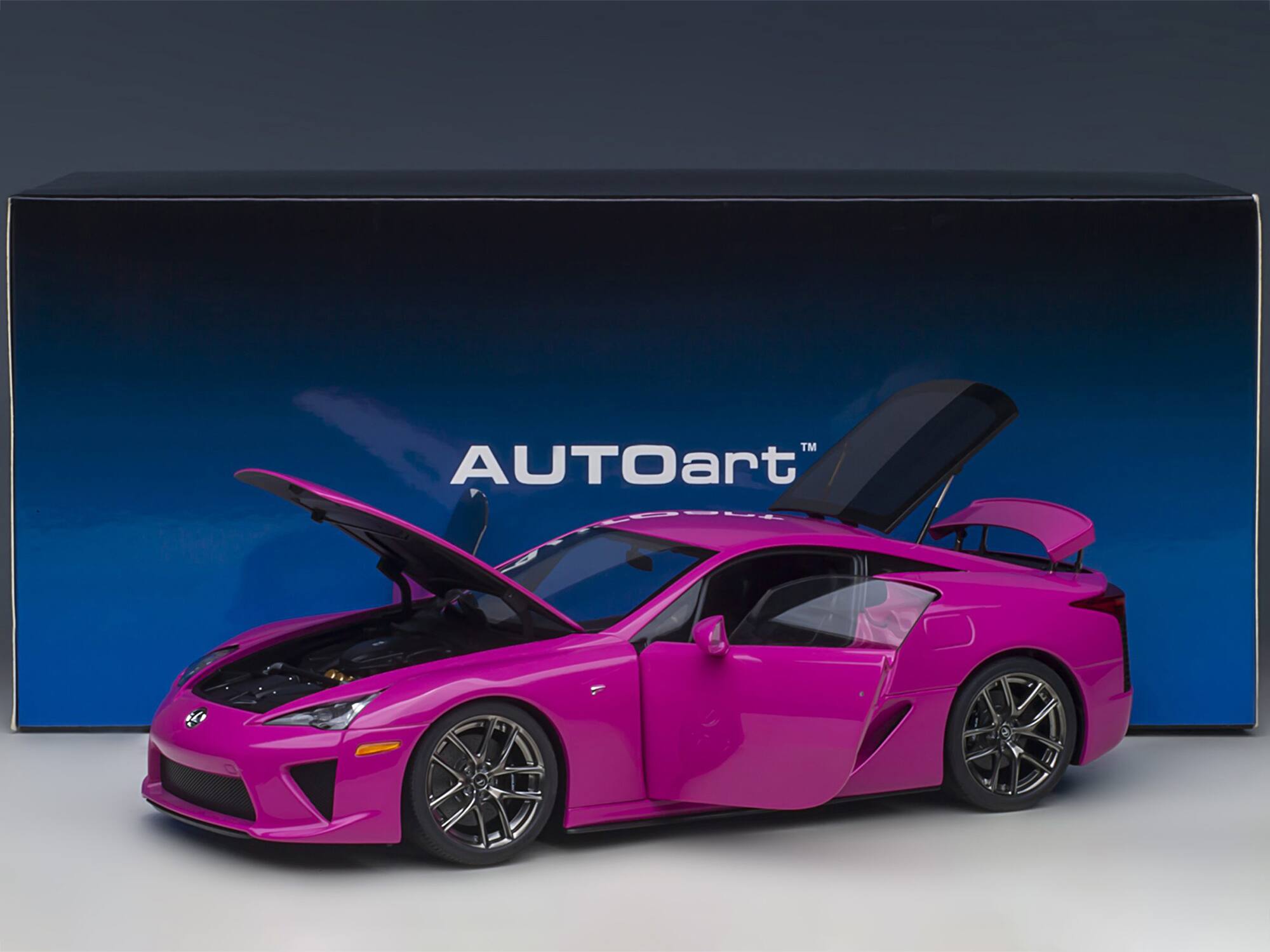 Alt View 5. Autoart - Lexus LFA Passionate Pink 1/18 Model Car by Autoart.