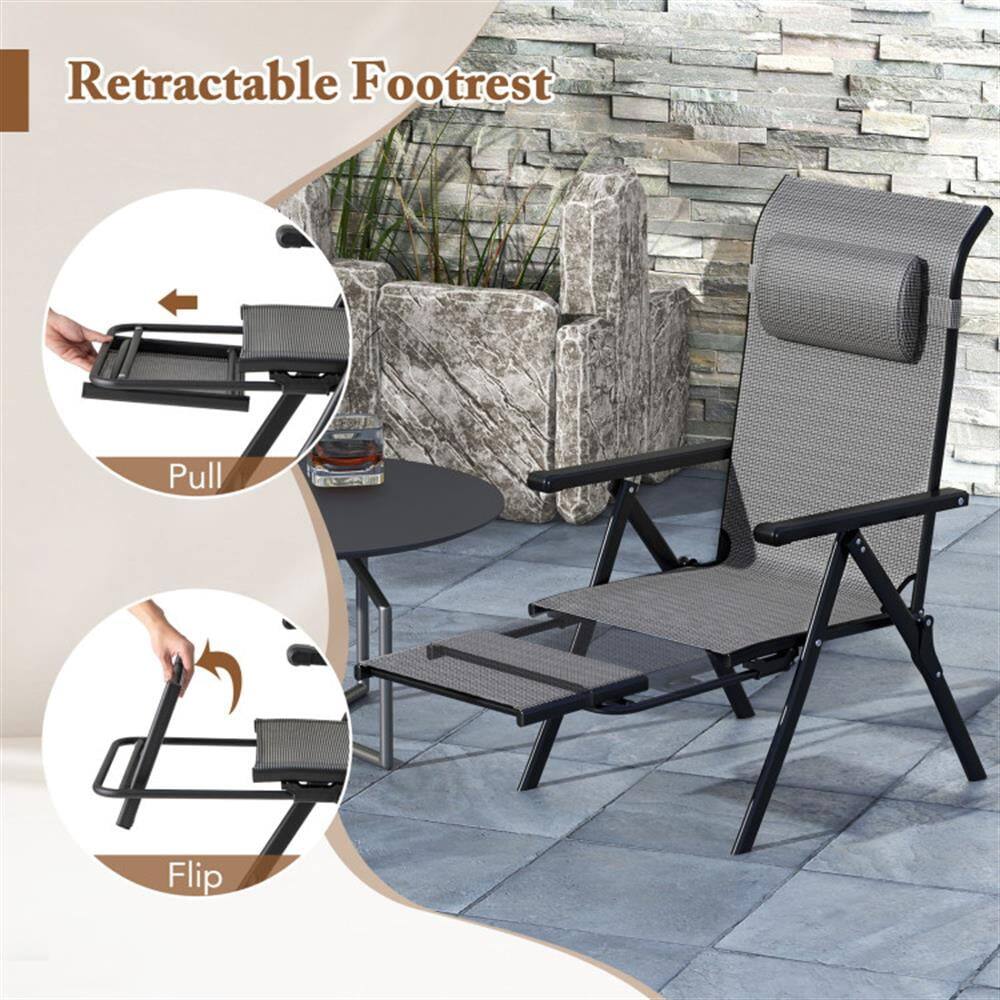 Retractable Footrest

Pull

Flip