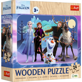 Trefl - Wooden Disney Amazing Frozen 24 Piece Puzzle - Multicolor