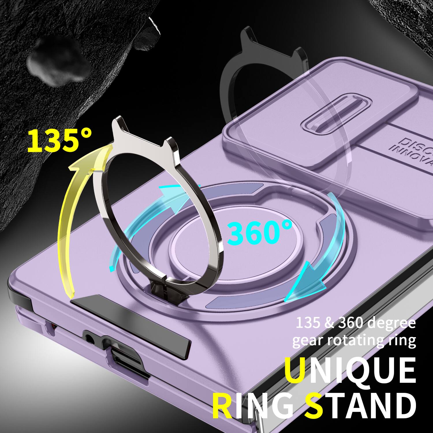 135 INNOVA 360  
135 & 360 degree gear rotating ring  
UNIQUE RING STAND
