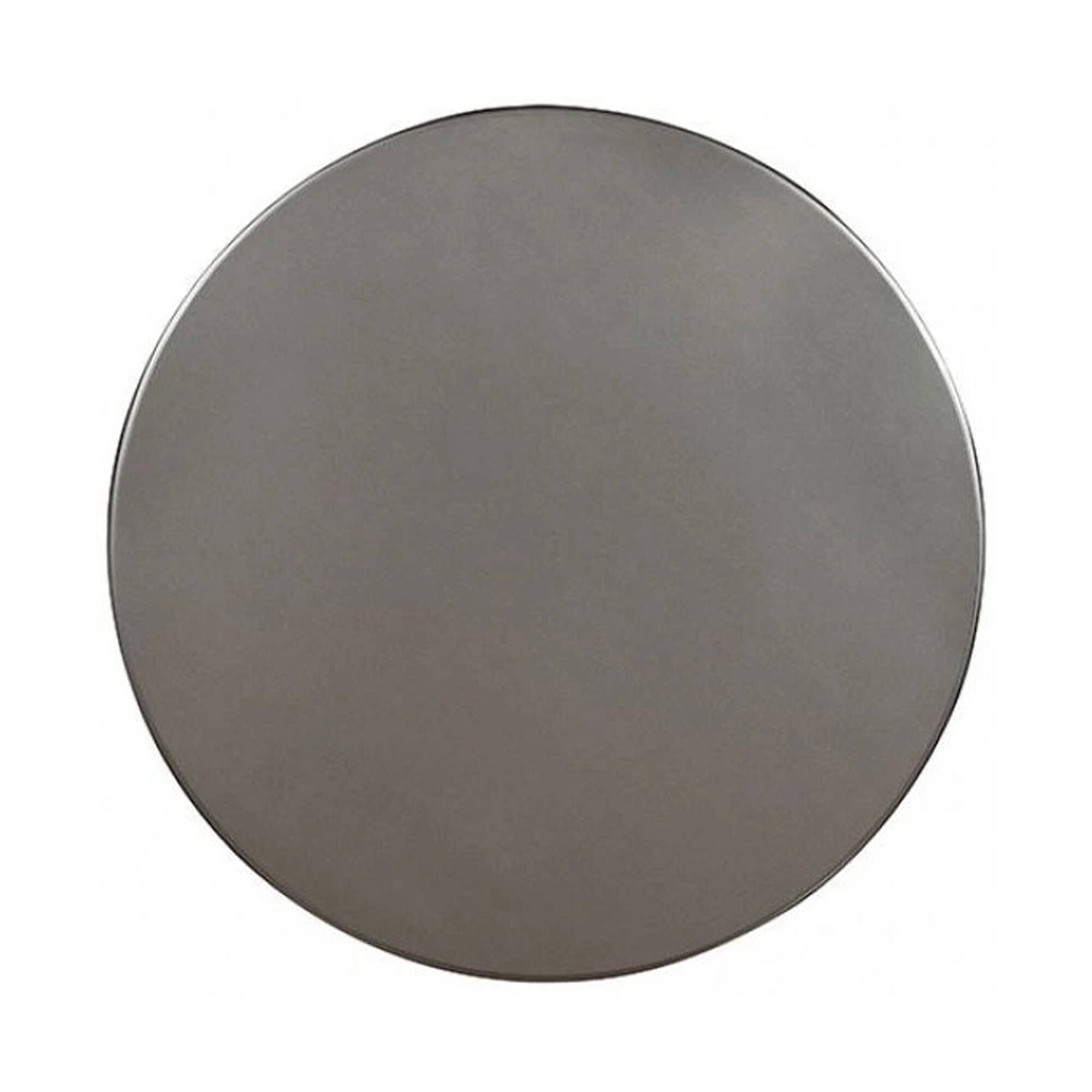 Alt View 3. Manhattan Lane - Nery 5pc Dining Table and Chair Set, 48 Inch Round, Gray Faux Leather - Champagne Gray.