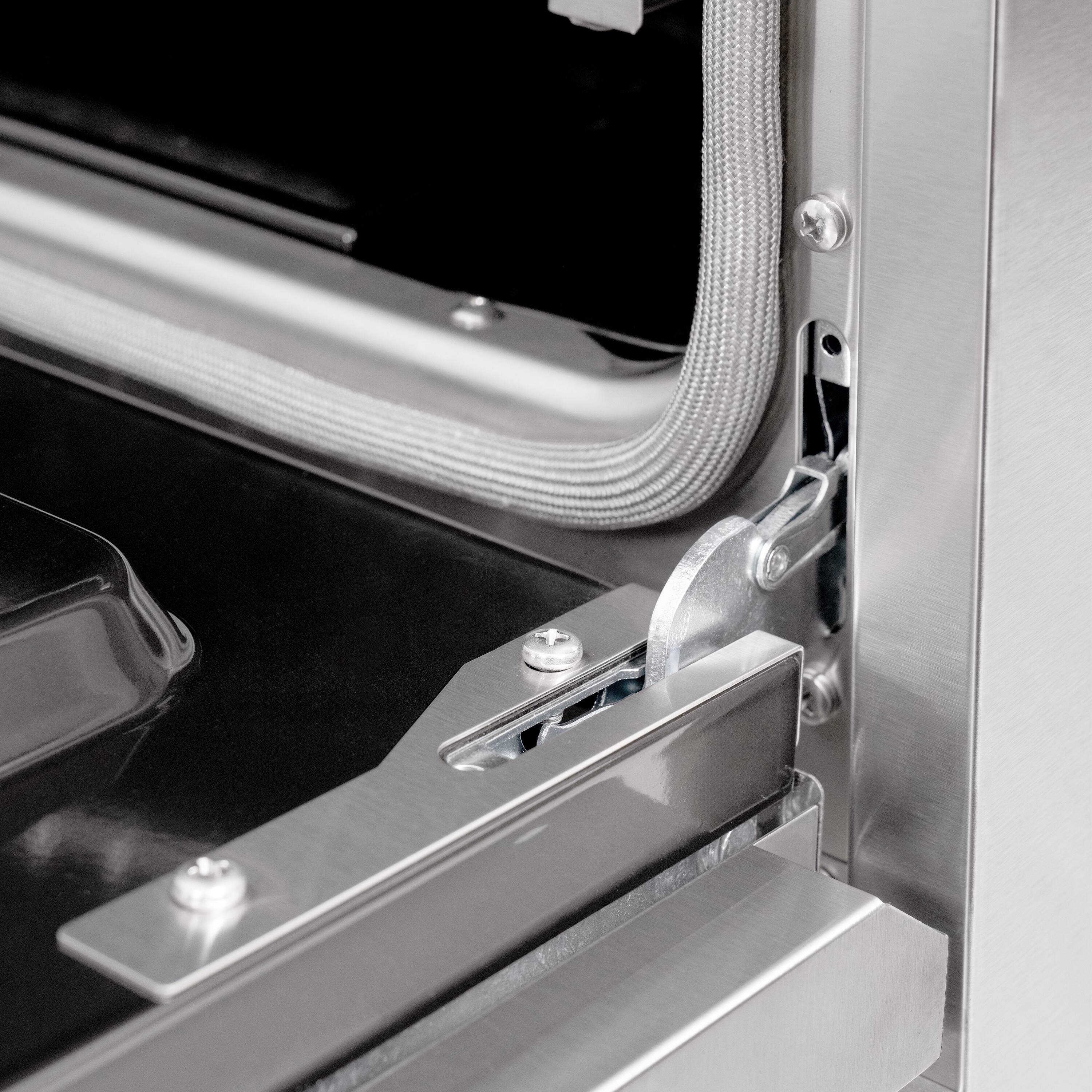 Alt View 12. ZLINE - 48" Classic Double Oven Dual Fuel Stainless Steel Range w/ 8 Burner Gas Cooktop (CDR48) - Stainless Steel.