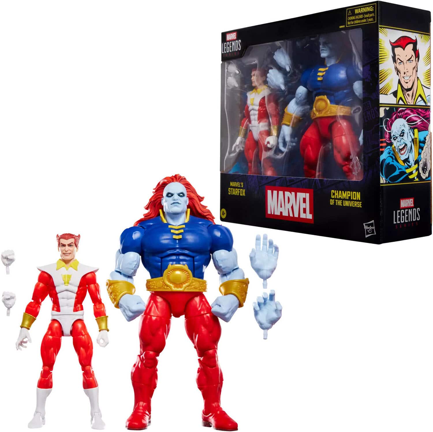 Hasbro - Collectibles - Marvel Comics - Marvel Legends - Starfox & Champion of the Universe Action - COLLECTIBLES - Multicolor price history on PriceWatchPro