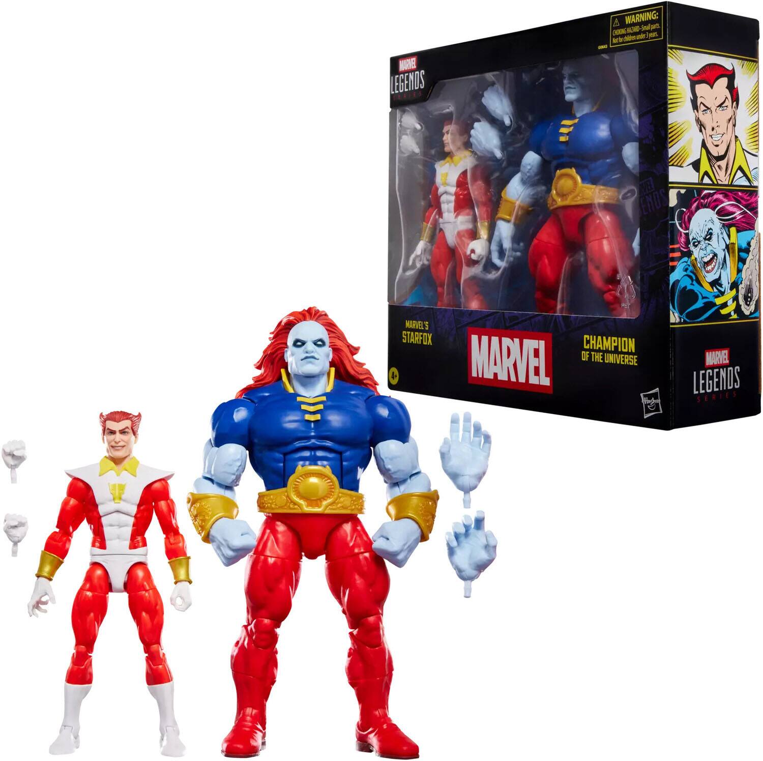 Hasbro - Collectibles - Marvel Comics - Marvel Legends - Starfox & Champion of the Universe Action - COLLECTIBLES - Multicolor