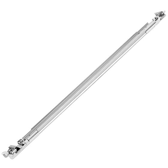Front. SilverStone - RMS05-22 Tool-Less Ball Bearing Sliding Rail kit for Silverstone RM44 / RM51 rackmount Chassis - silver.