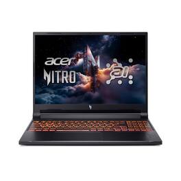 Acer - Nitro V16 16'' Gaming Laptop,AMD Ryzen 5 240,64GB RAM,2TB SSD,NVIDIA GeForce RTX 5050,Win 11 Pro - Black