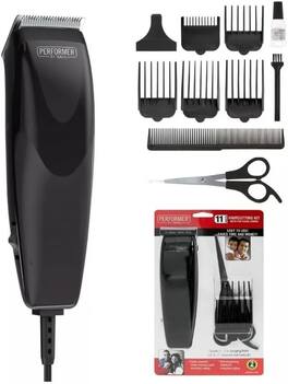 Wahl - Performer Haircutting Kit - 11 Piece Corded Clipper Set with Guide Combs - 9314-922-MI