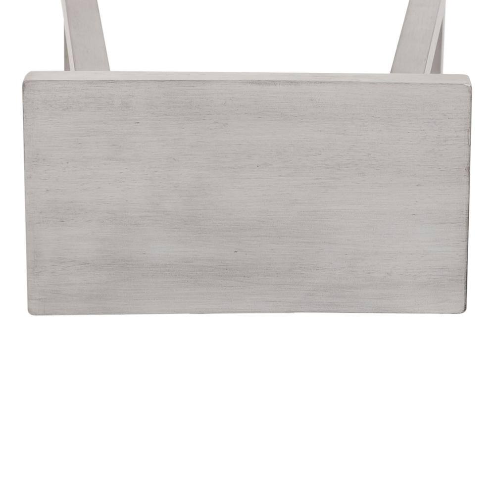 Front. Liberty Furniture Industries - Creations 30 Inch Sawhorse Stool- White in Various - Brown.