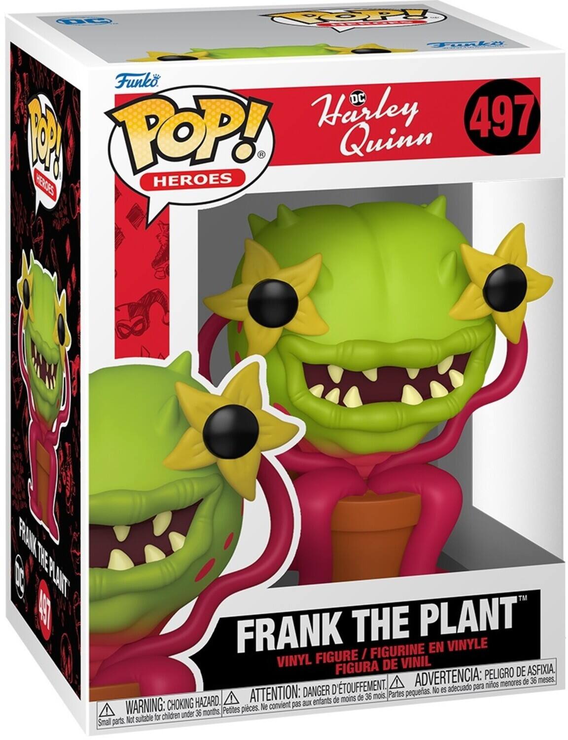 16 POPY TokA 4 Funko DC POP! Harley 497 A HEROES Quinn HEROES FRANK THE PLANT 4T FRANK THE PLANT FIGURINE EN VINYLE FIGURE I VINYL FIGURA DE VINIL PELIGRO DE ASFIXIA. D'TOUFFEMENT. ADVERTENCIA: para nios menores de 36 meses. DANGER pequeas. No es adecuado HAZARD. ATTENTION: enfants de moins de 36 mois. Partes WARNING: CHOKING convient pas aux Petites pieces. Ne children under 36 months. Not suitable for Small parts.