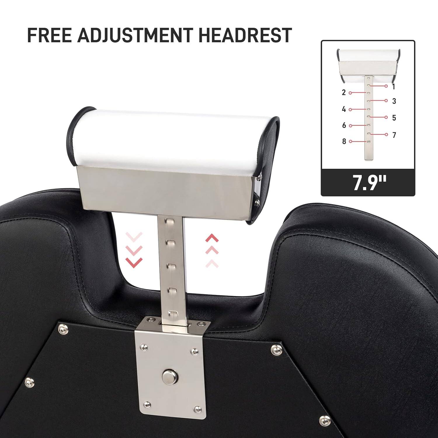FREE ADJUSTMENT HEADREST

2 4 6 8 4 2 1 3 5 7

7.9"