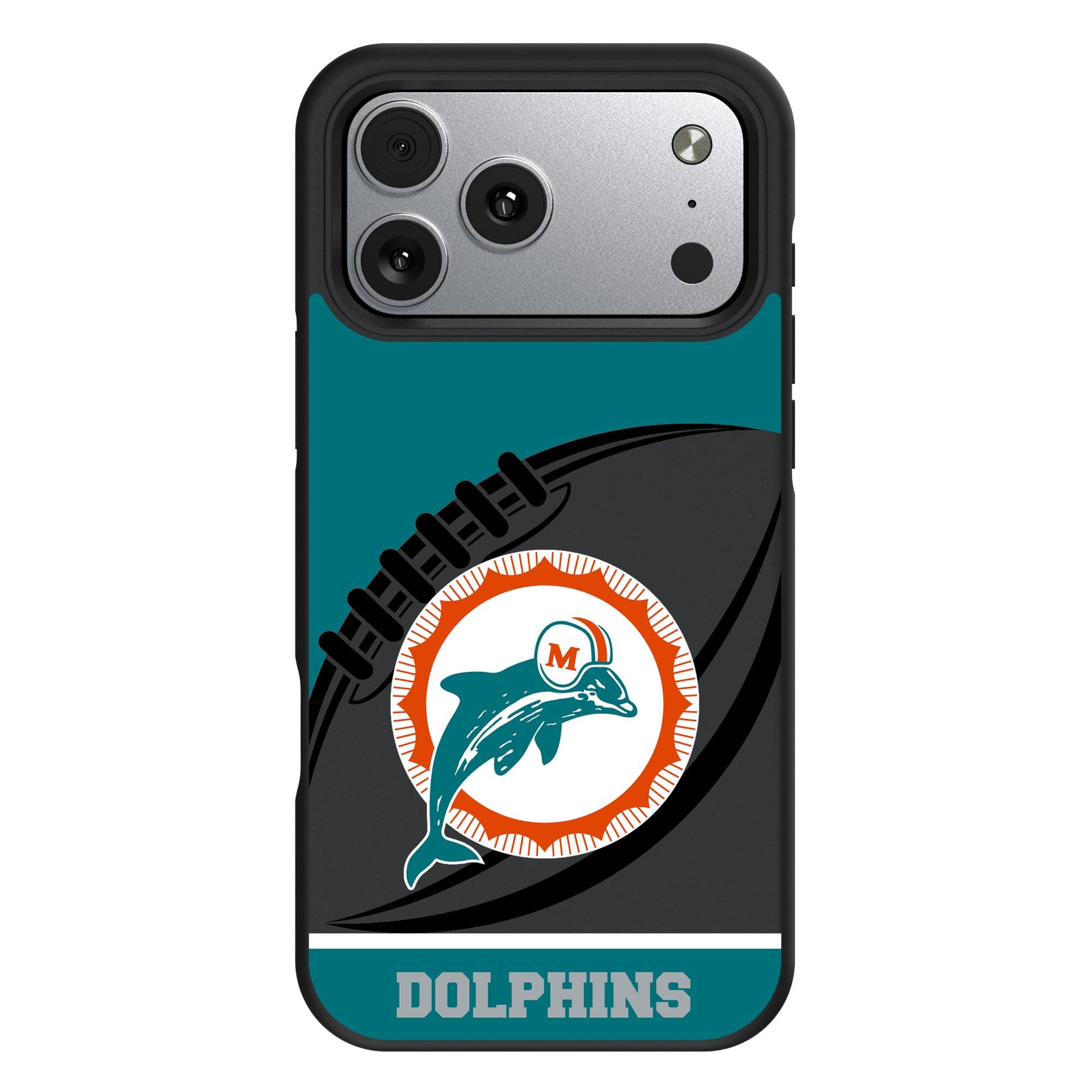 Keyscaper - NFL - Miami Dolphins Bump Case with 8.2ft Drop Protection - 17 Pro - Multicolor price history on PriceWatchPro