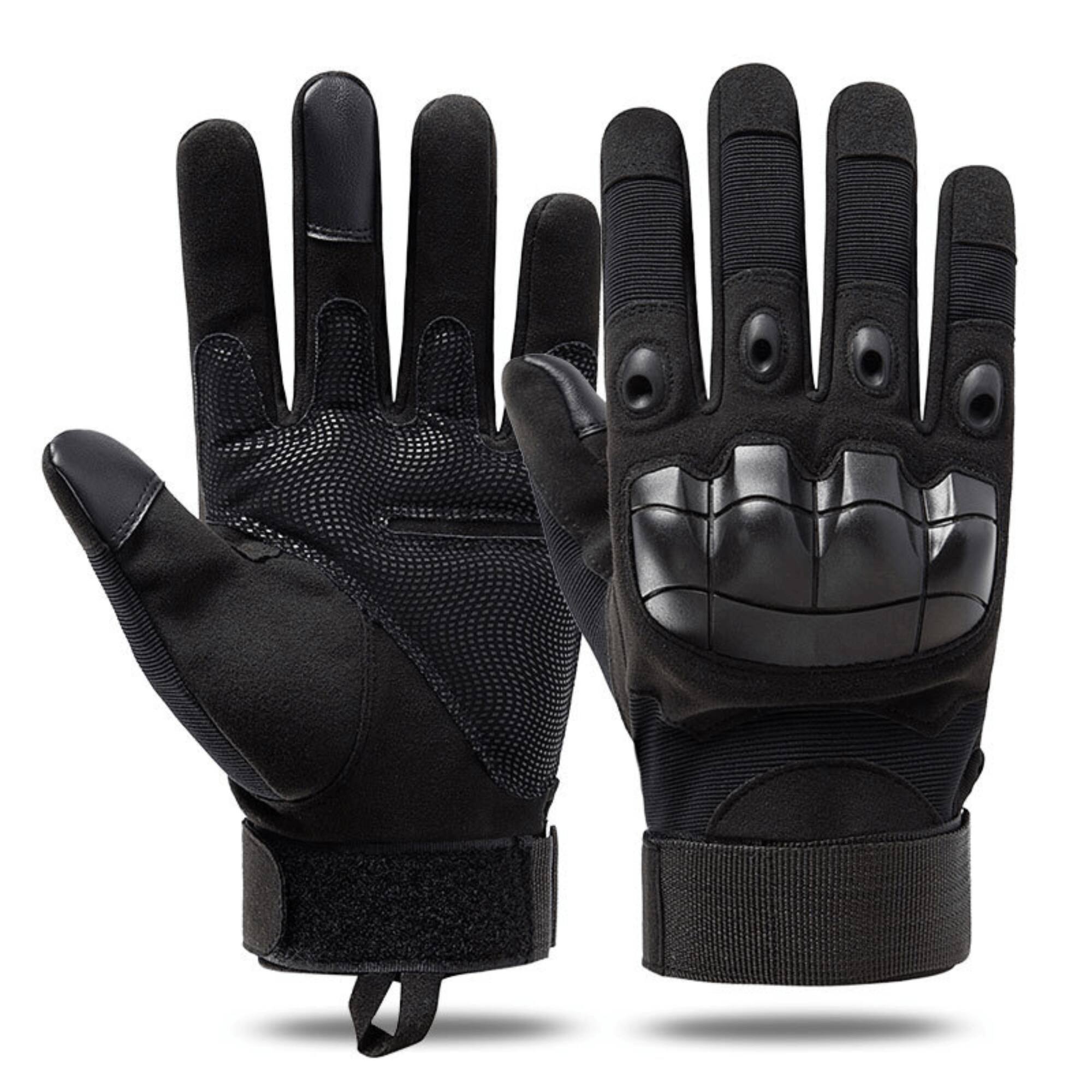Alt View 1. JupiterGear - Tactical Military Airsoft Gloves for Outdoor Sports, Paintball, and Motorcycling with Touchscreen Fingertip Capability - Black.