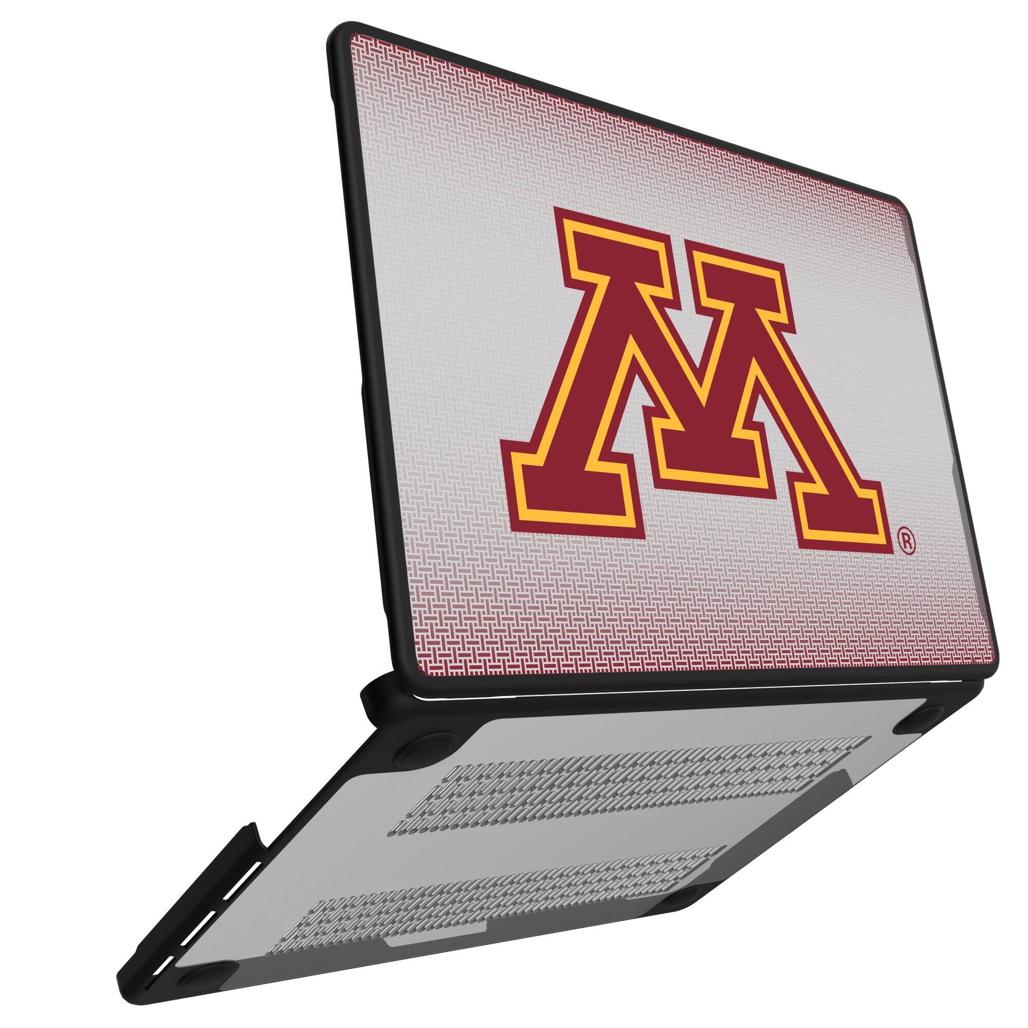 Alt View 1. Keyscaper - Minnesota Golden Gophers Linen MacBook Case - Air 15 in - Multicolor.