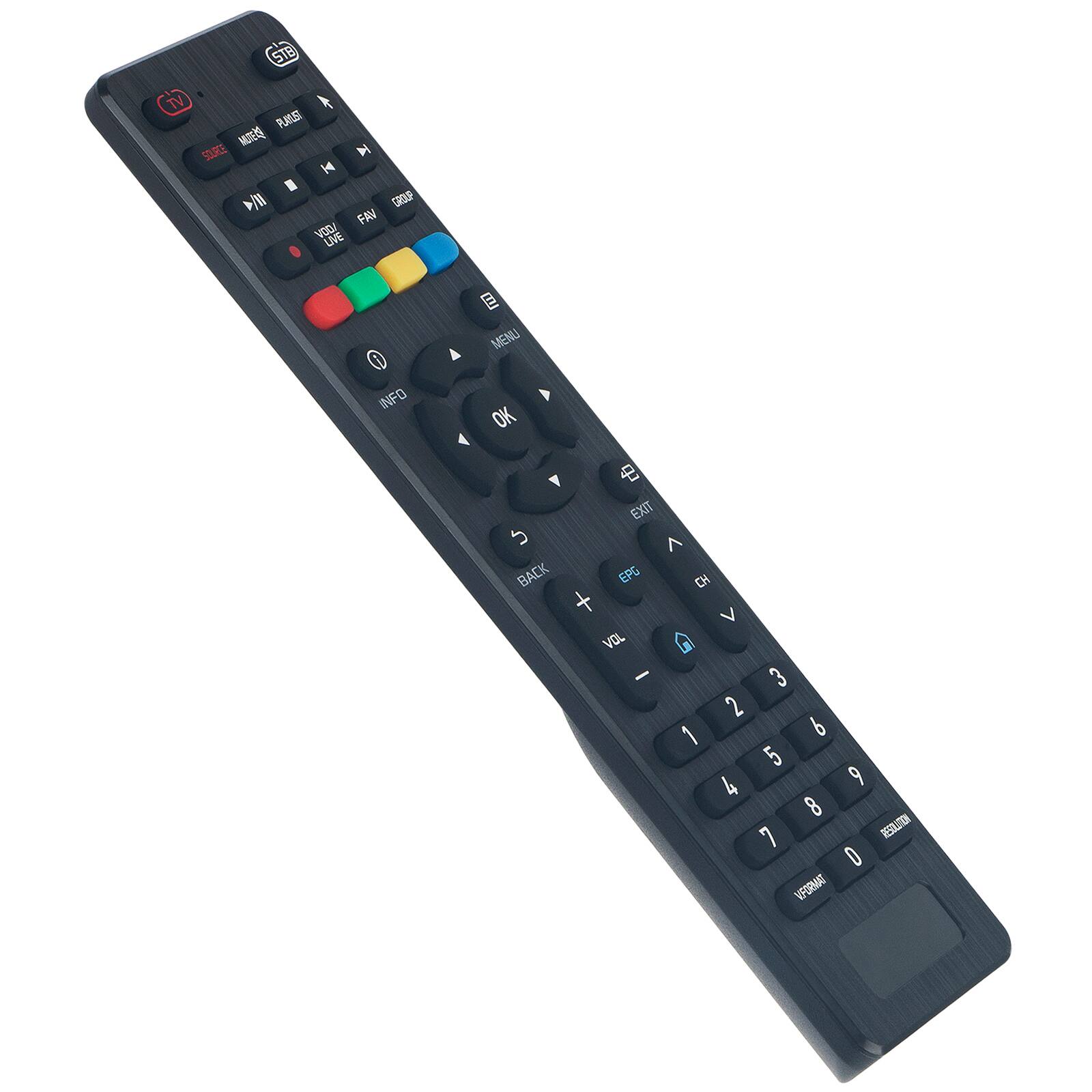 STE TV A PUAS MUTEN EARO M H4 >/ COUP FAV VOD LIVE E MENU INFO OK Y  EXIT S ^ BACK EPG C + V VOL - 3 2 1 6 5 4 9 8 7 ESUT D VFORMIAT