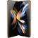 Alt View 12. SaharaCase - Marble Series Case for Samsung Galaxy Z Fold4 - Black/Gold.