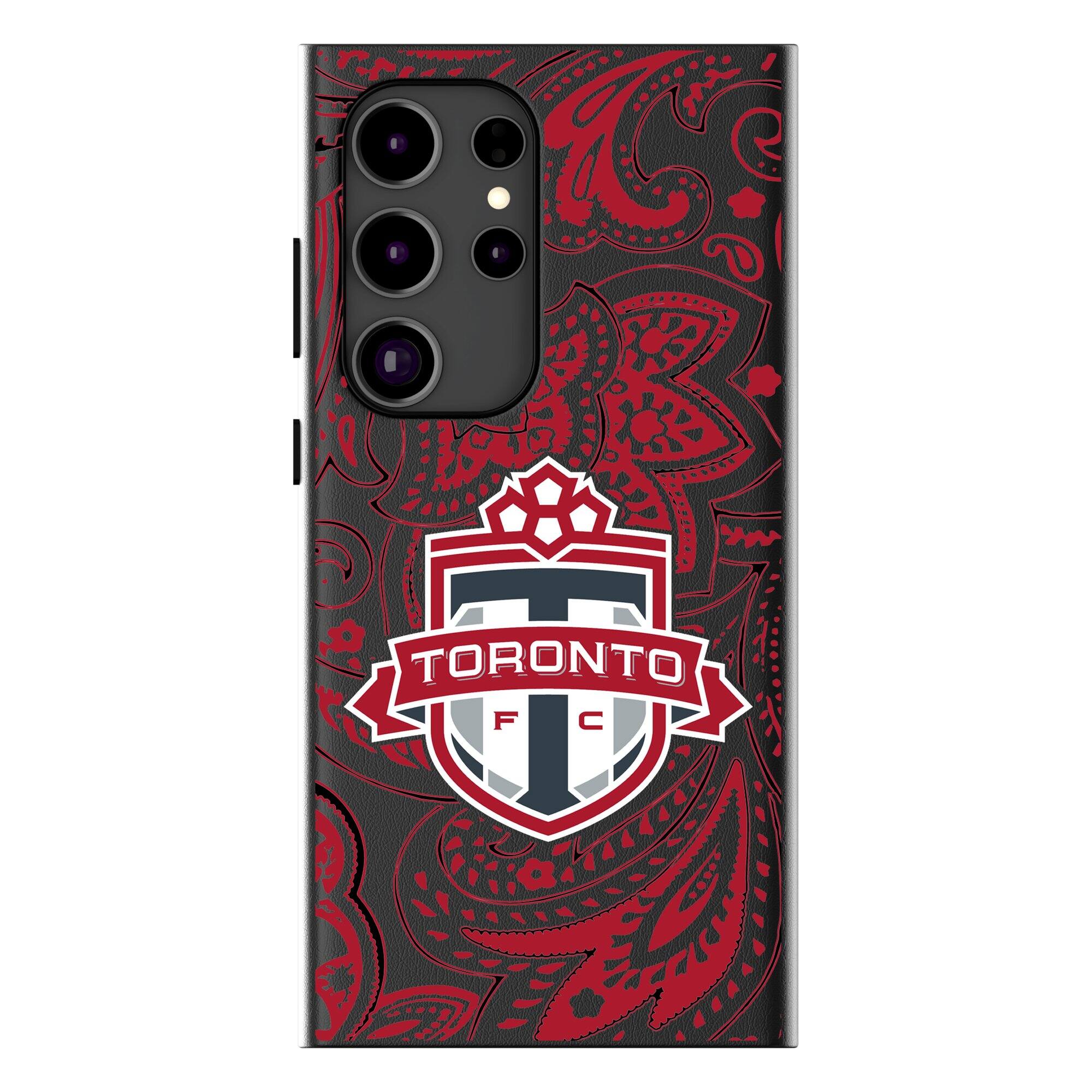Front. Keyscaper - Black Toronto FC Galaxy Magnetic Bump Case - S24 - Black.