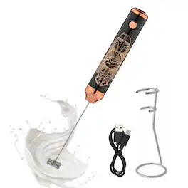 Star Wars - The Mandalorian Rechargeable Milk Frother - Black