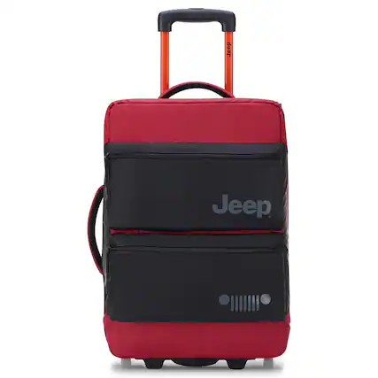 A Jeep luggage bag.