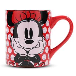 Disney - Minnie Mouse Rock the Dots Ceramic Coffee Mug | Holds 14 Ounces - Red