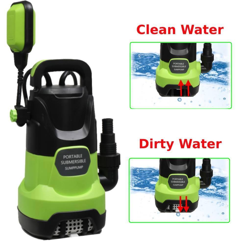 Clean Water  
PORTABLE SUBMERSIBLE SUMPPUMP  

Dirty Water  
PORTABLE SUBMERSIBLE SUMPPUMP