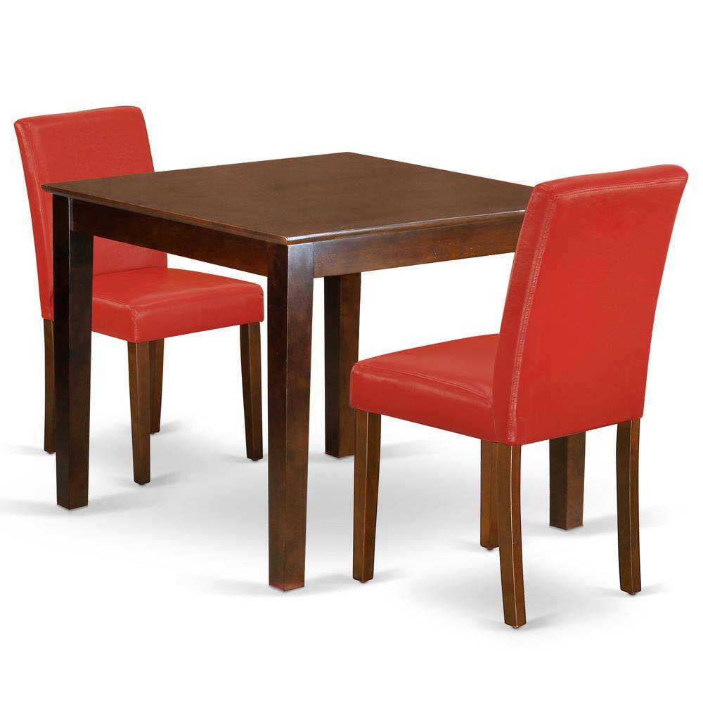 Left. East West Furniture - Dining Room Set Mahogany - Brown.