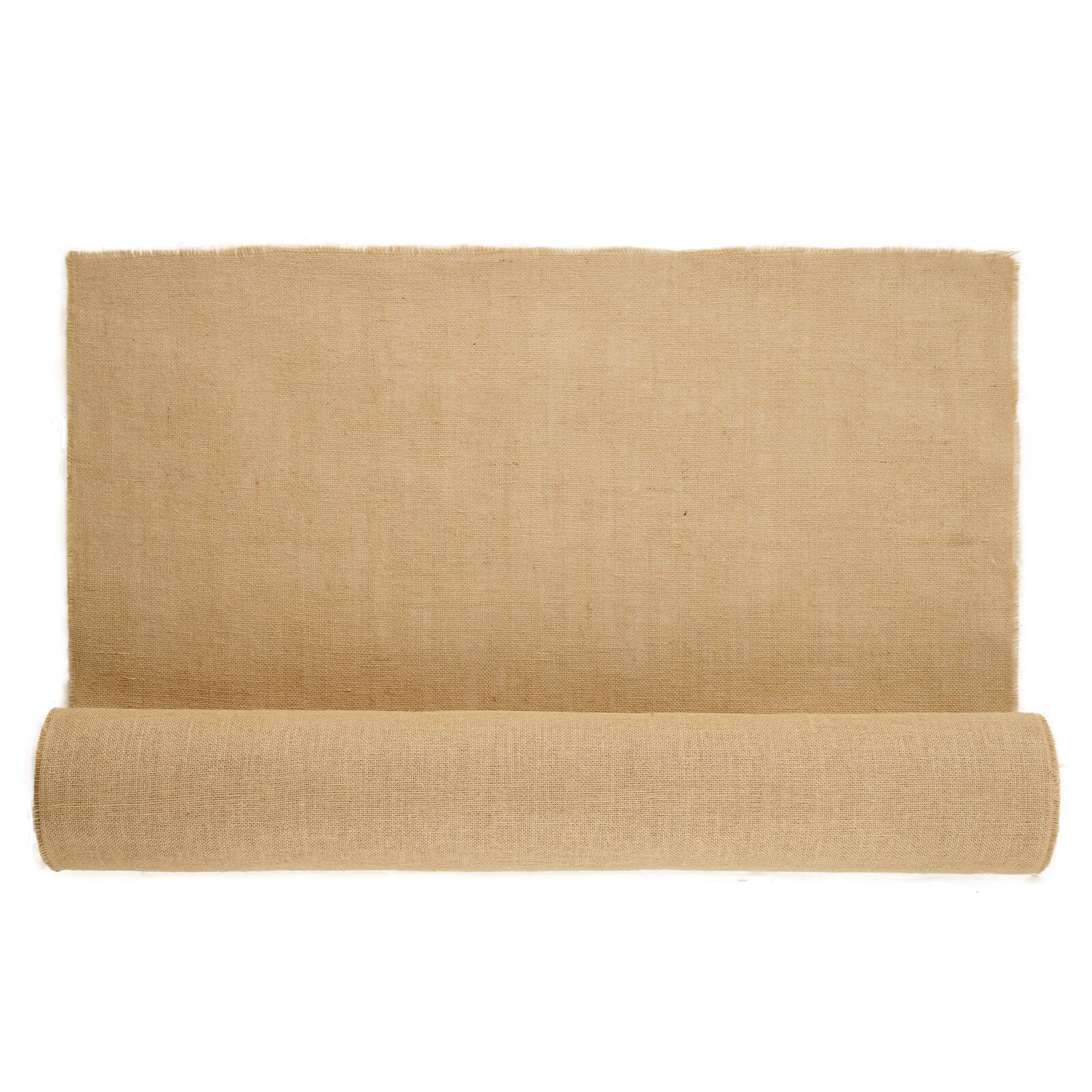 Alt View 5. VEVOR - Burlap Fabric Roll, 40”x 75 ft &45 x 45 High Density Wide Natural Burlap Fabric Rolls, Jute Fabric Burlap Tree Wrap Roll - Natural Color.