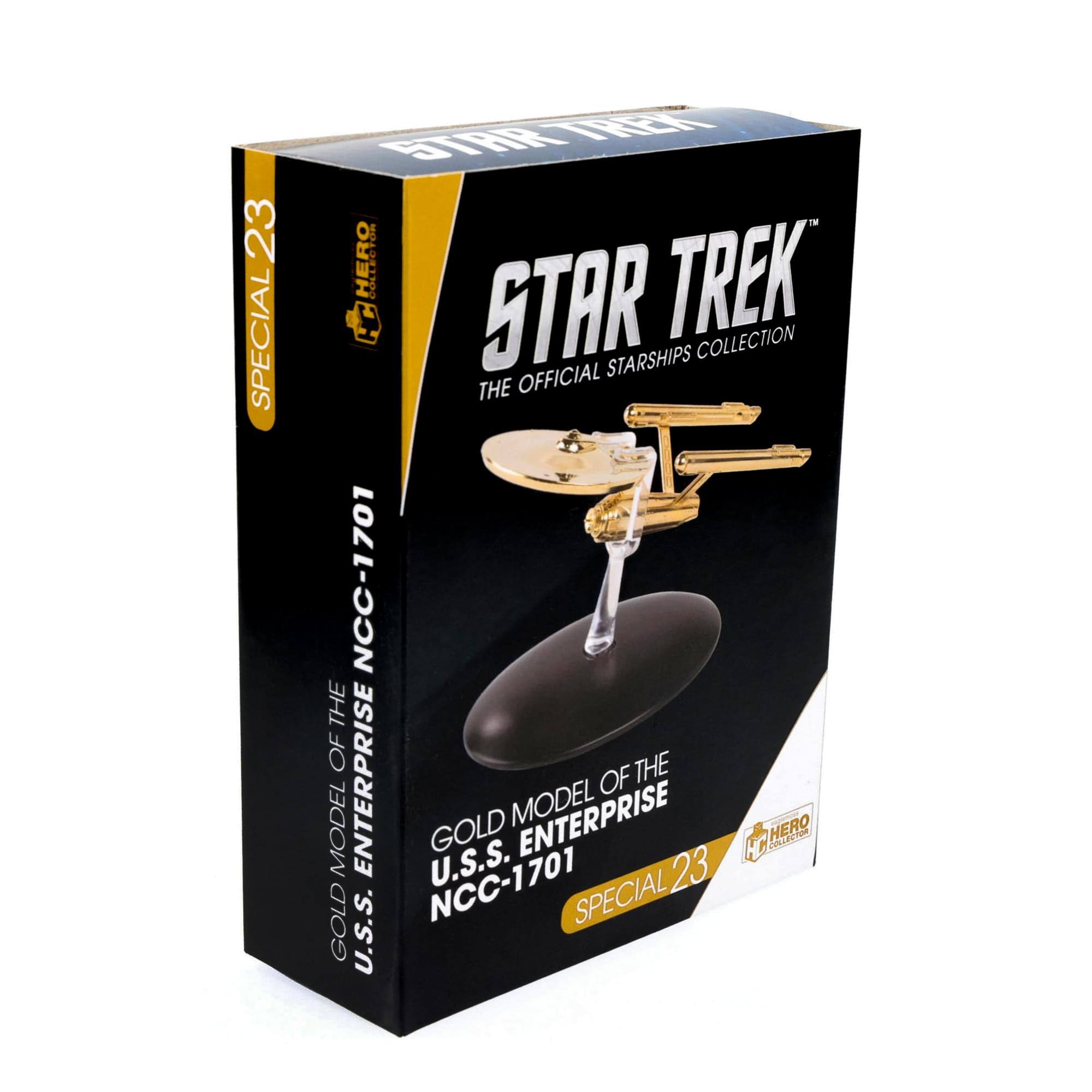 23 SPECIAL SRK RRE NO HERO cOLLECT TREK HC STAR STARSHIPS COLLECTION THE OFFICIAL NCC-1701 THE OF THE ENTERPRISE OF MODEL ENTERPRISE HERO MODEL U.S.S. GOLD 23 HC 2Ch GOLD NCC-1701 SPECIAL U.S.S.