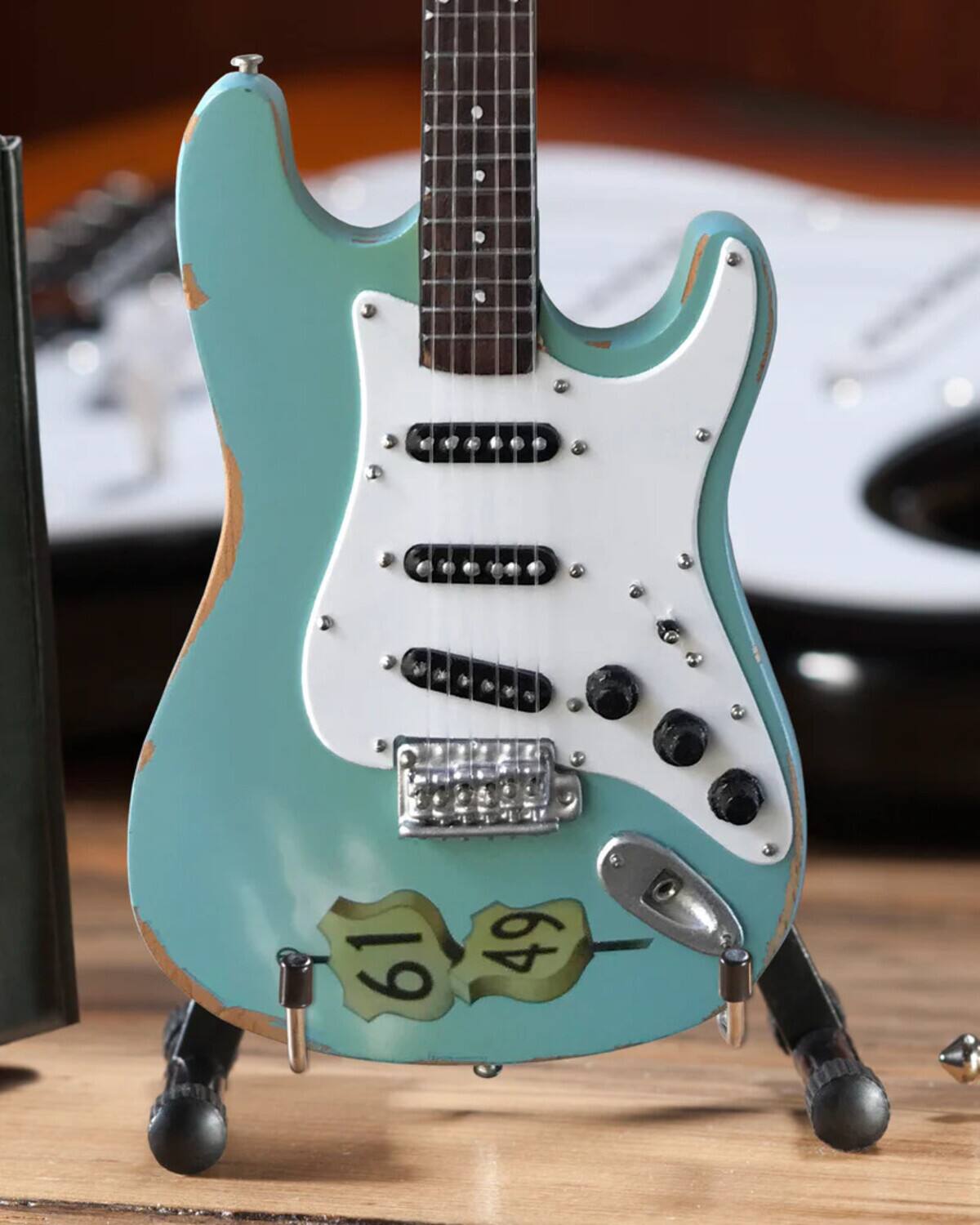 Alt View 2. Axe Heaven - Kenny Wayne Shepherd - Axe Heaven Kenny Wayne Shepherd Fender Stratocaster Crossroads Mini Guitar - Collectibles - Multicolor.