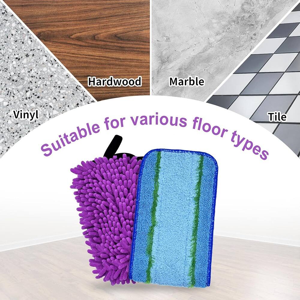 Suitable for various floor types

- Hardwood
- Marble
- Tile
- Vinyl