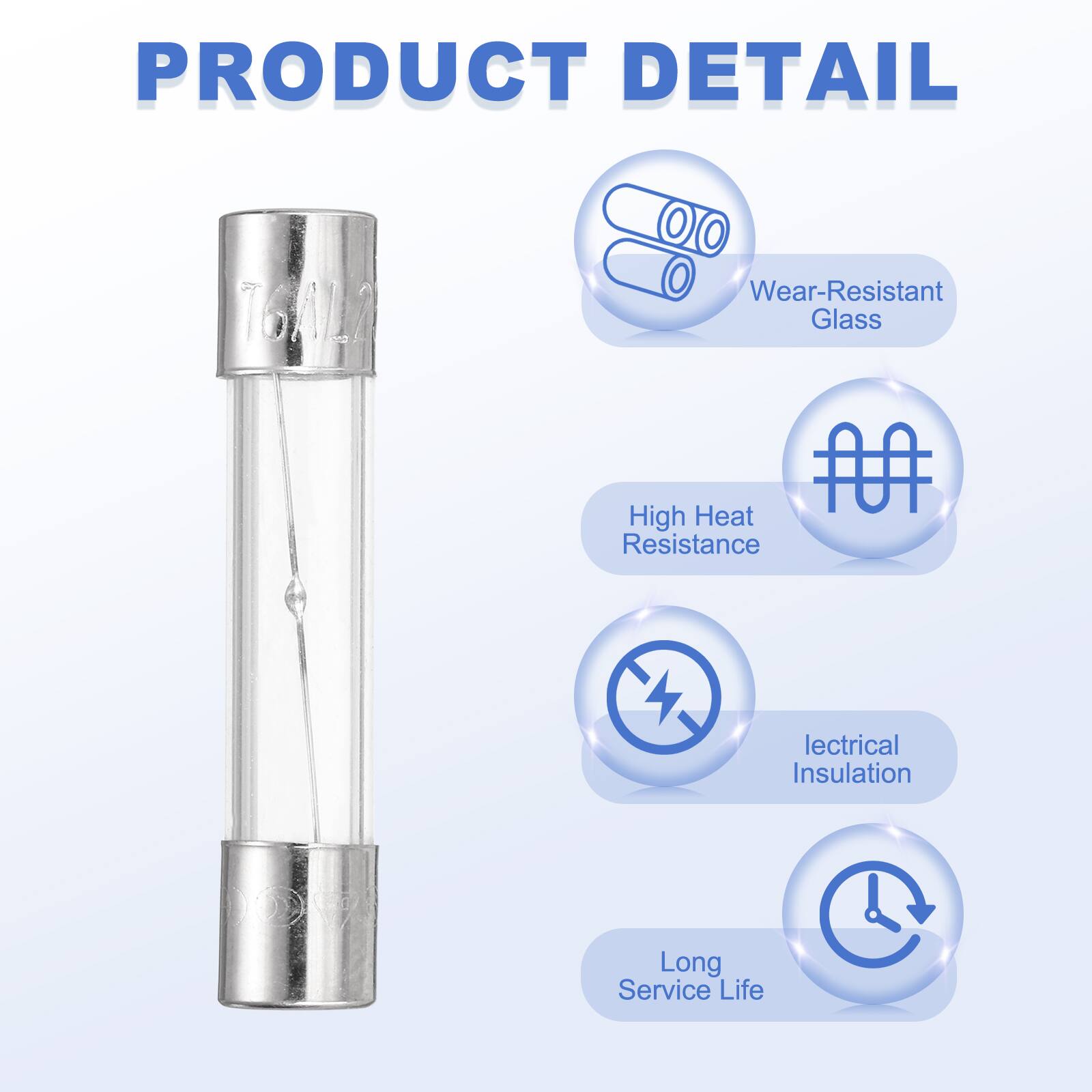 PRODUCT DETAIL

- Wear-Resistant Glass
- High Heat Resistance
- Electrical Insulation
- Long Service Life