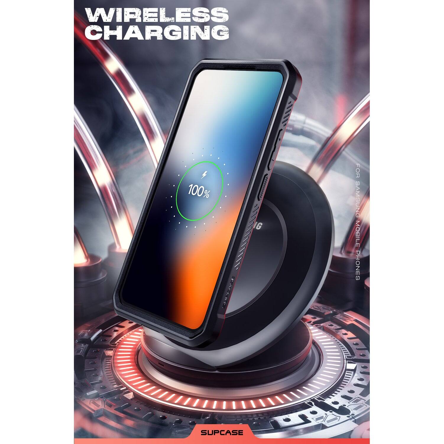 WIRELESS CHARGING

100%

FOR SAMSUNG MOBILE PHONES

SUPCASE