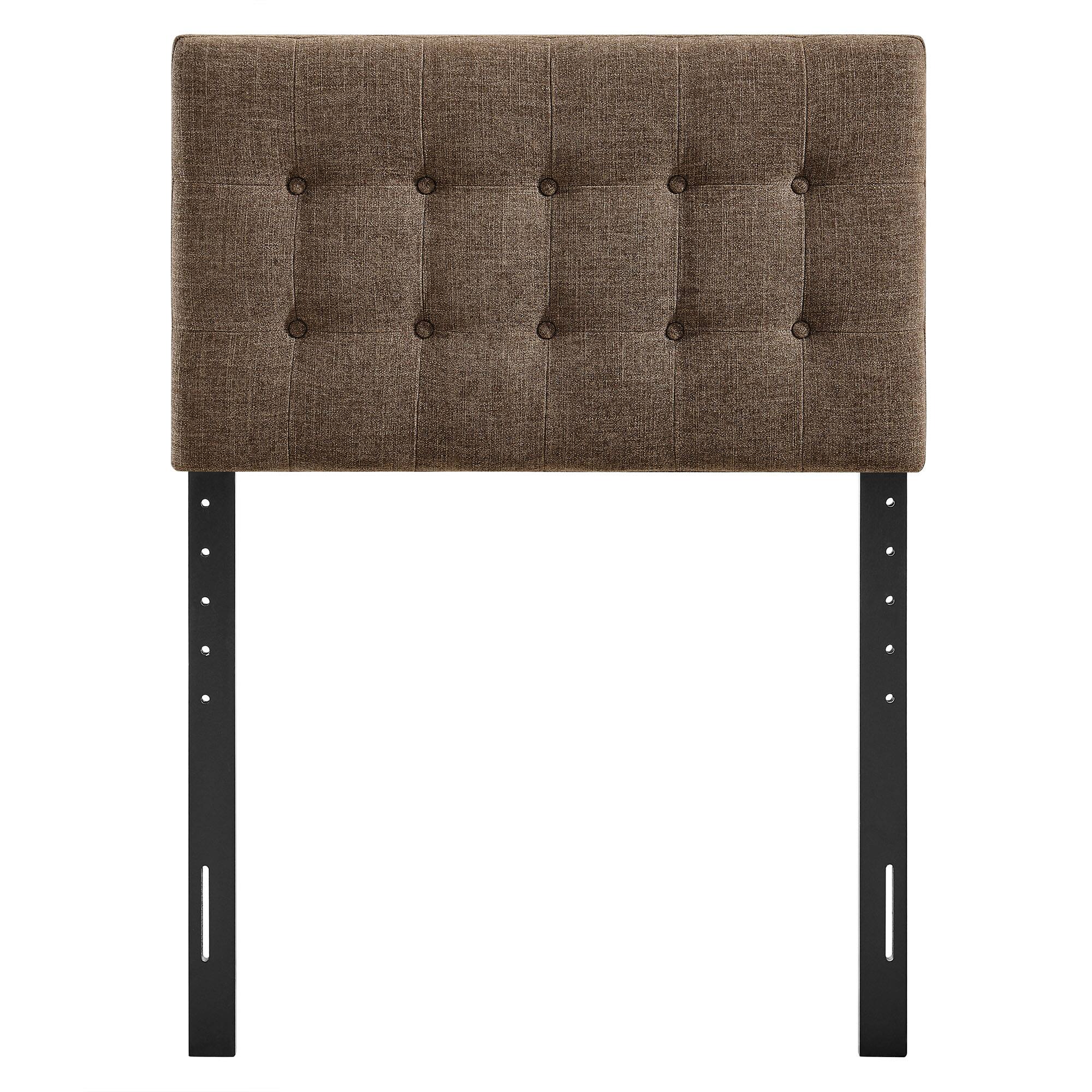 Alt View 2. Modway - Emily Upholstered Fabric Headboard by Modway - Mocha.