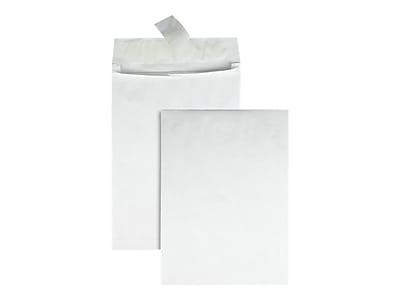 Alt View 2. Quality Park - Survivor Tyvek Self Seal Catalog Envelopes, 12"L x 16"H, 25/Box - White.