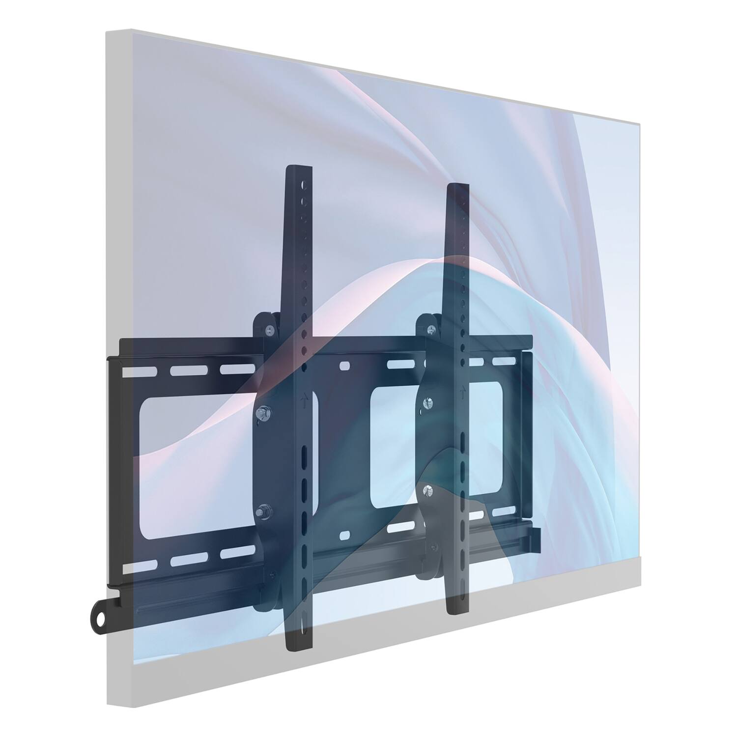 Alt View 6. CTA Digital - Tilt TV Wall Mount up to 80", Anti-Theft, 600 x 400 Max VESA, Holds 176 lbs, Weatherproof - Black.