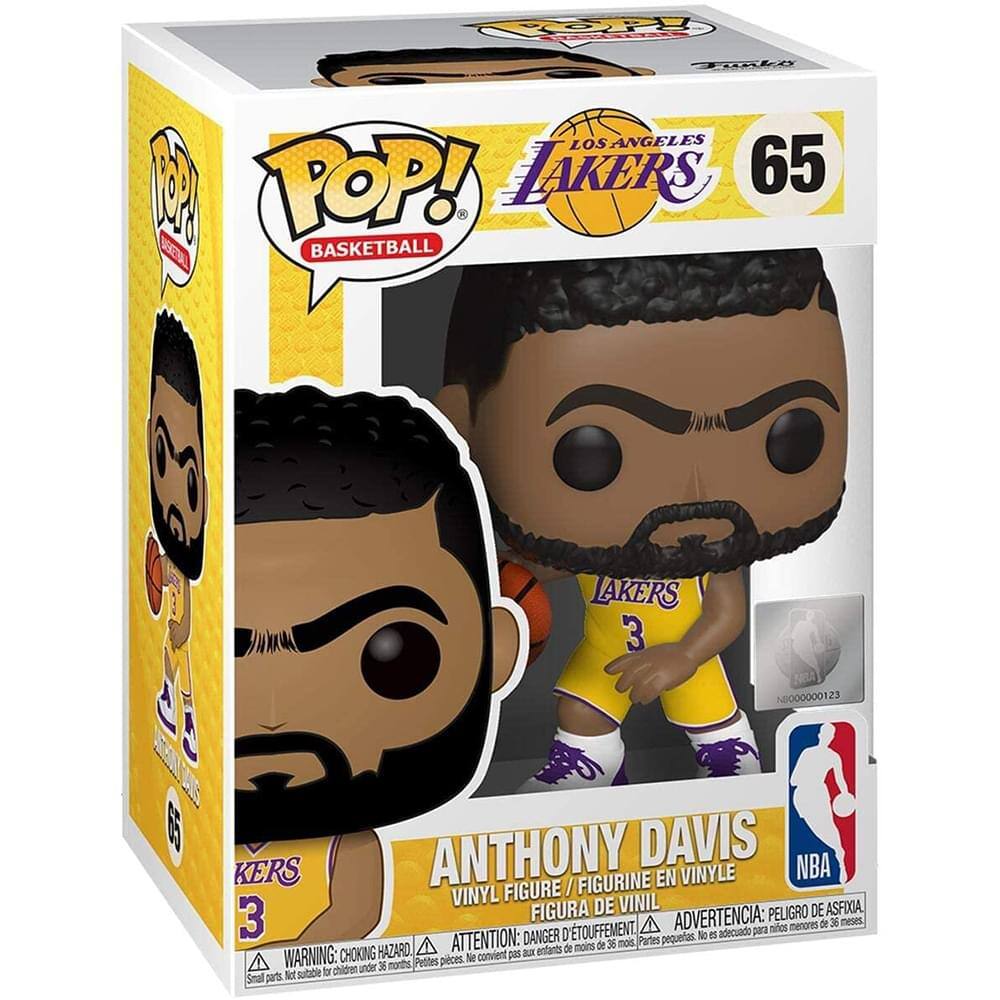 LA Lakers NBA Funko POP Vinyl Figure | Anthony Davis - Yellow