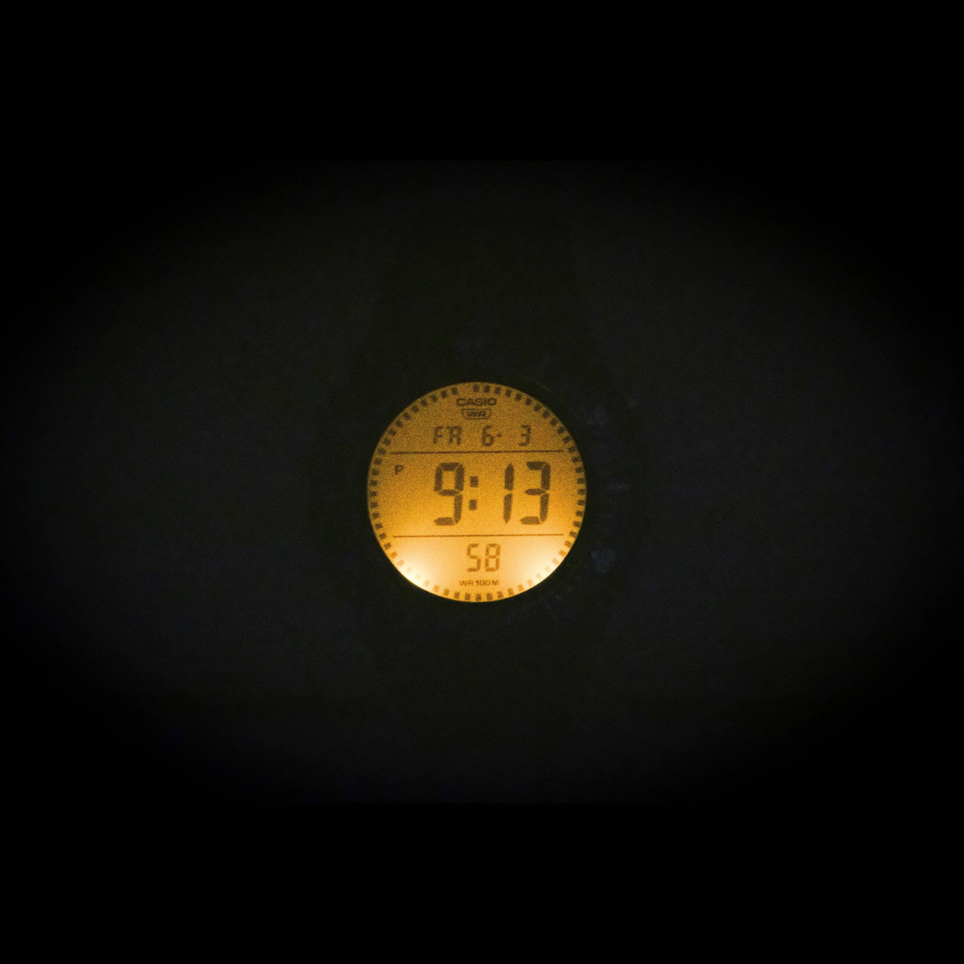 CASIO WA FR 6-3 P 9:13 58 WR100M