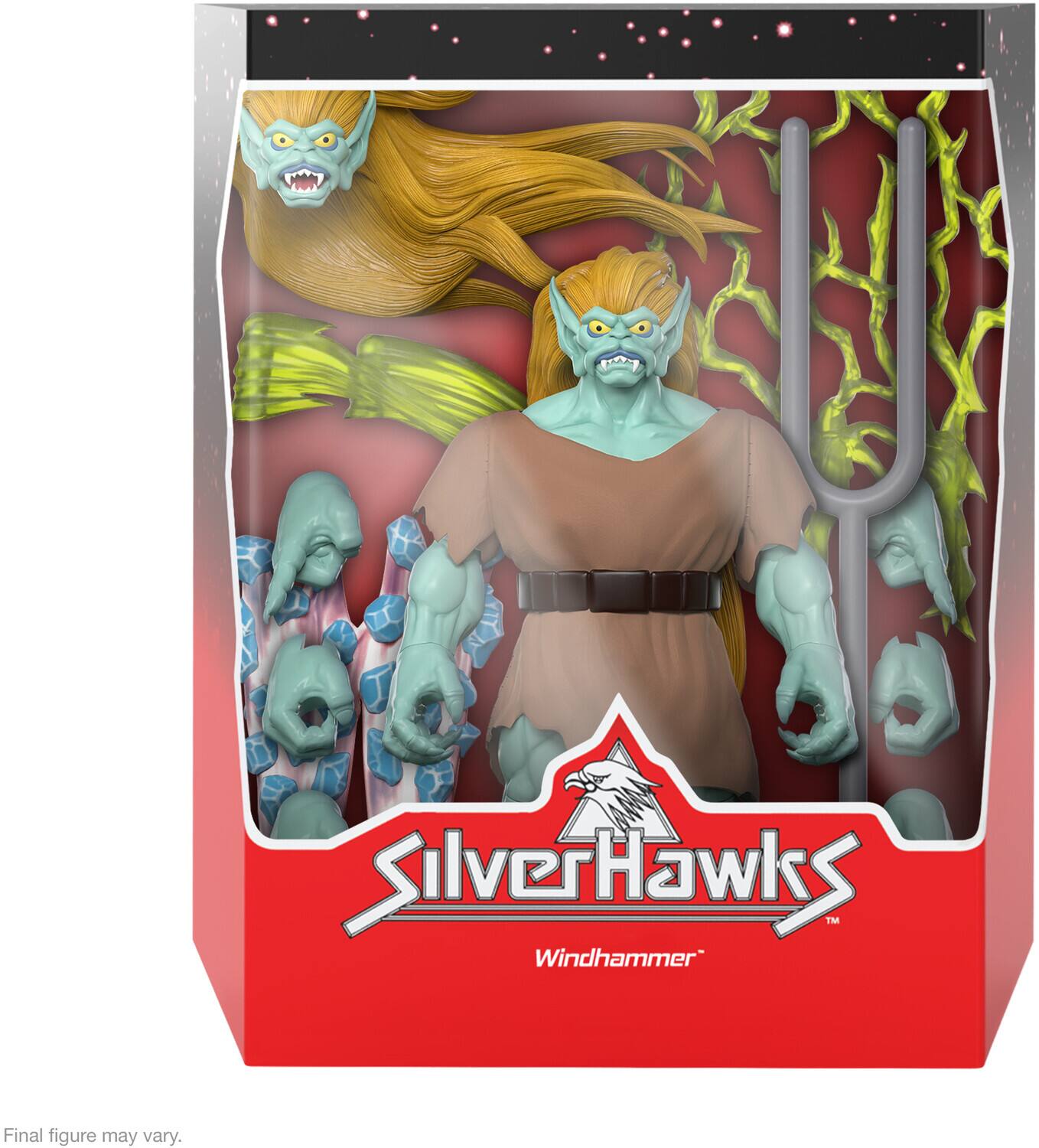 SilverHawks™ Windhammer Final figure may vary.