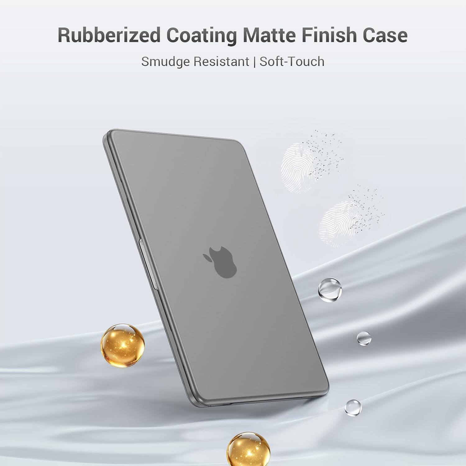 Rubberized Coating Matte Finish Case  
Smudge Resistant | Soft-Touch