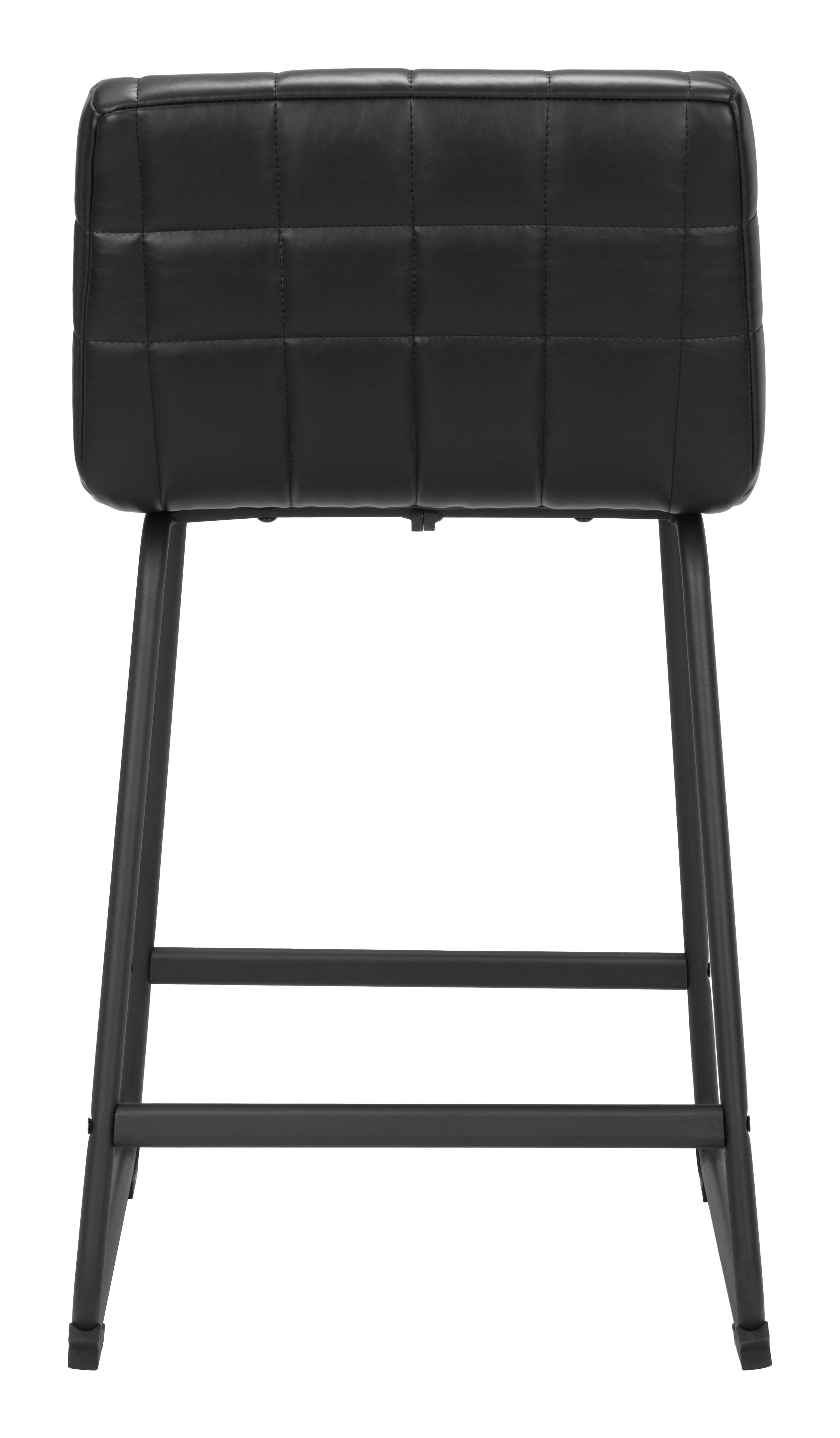 Alt View 2. Hivvago - Pago Counter Stool (Set of 2) Black - Black.