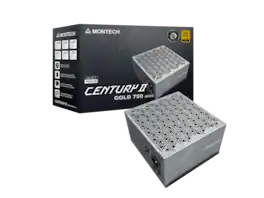 Montech - Century II 750W 80+ Gold ATX 3.1 Gaming PSU - Fully Modular, Zero RPM, 10Y Warranty