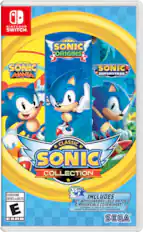 NINTENDO SWITCH
SONIC ORIGINS
SONIC MANIA
SONIC SUPERSTARS
CLASSIC SONIC COLLECTION
EVERYONE ENFANTS et ADULTES ESRB
35th ANNIVERSARY INCLUDES 35TH ANNIVERSARY LOGO PATCH & REVERSIBLE COVERSHEET! CONTIENT L'ÉCUSSON DU LOGO ET LA JAQUETTE REVERSIBLE DU 35ÈME ANNIVERSAIRE! SEGA