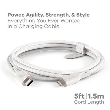 Power, Agility, Strength, & Style  
Everything You Ever Wanted...  
In a Charging Cable  

5ft | 1.5m  
Cord Length