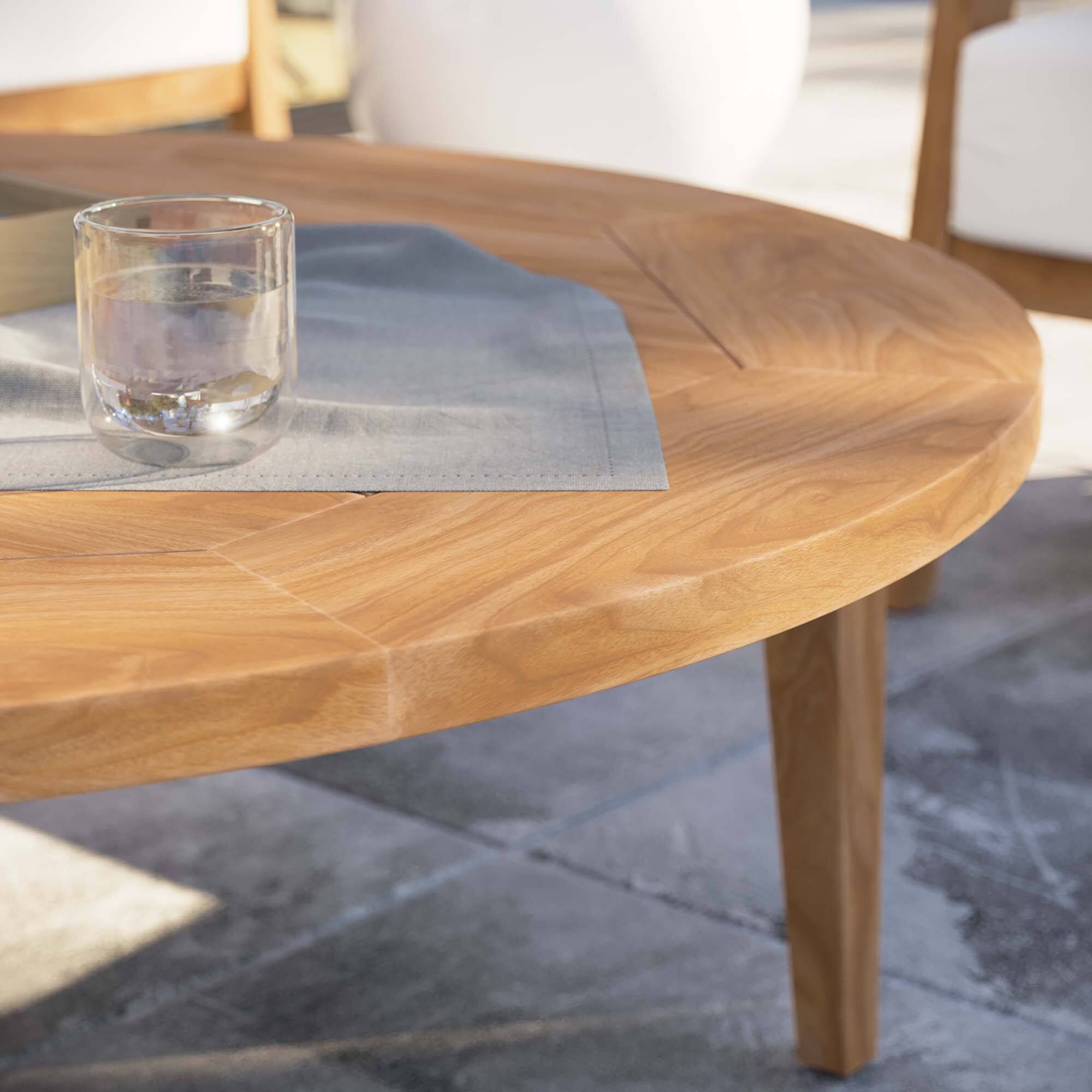 Back. Modway - Brisbane Teak Wood Outdoor Patio Coffee Table by Modway - Natural.