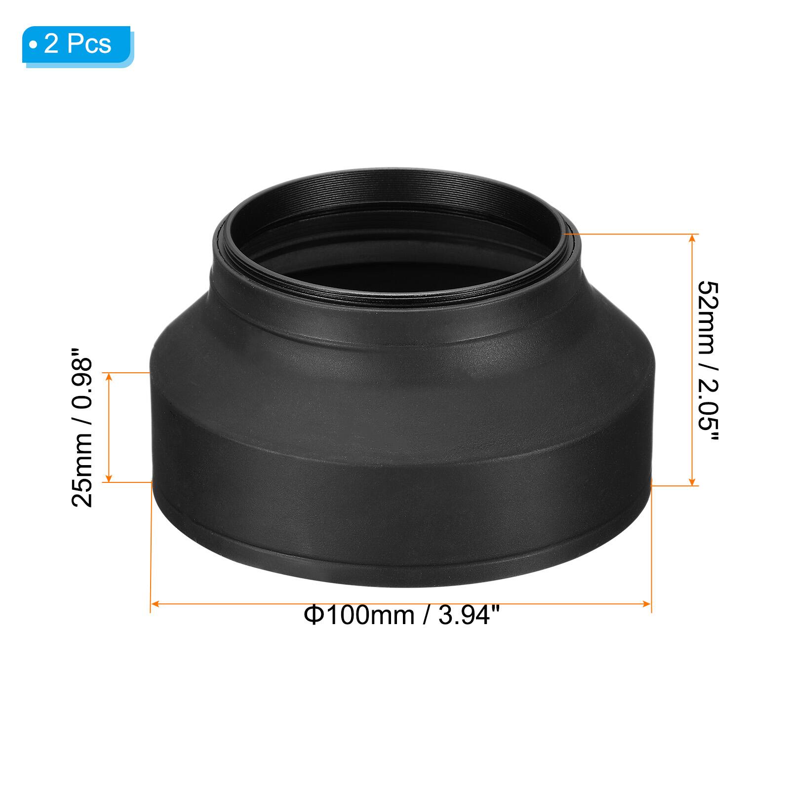 2 Pcs  
0.98" / 25mm  
52mm / 2.05"  
100mm / 3.94"
