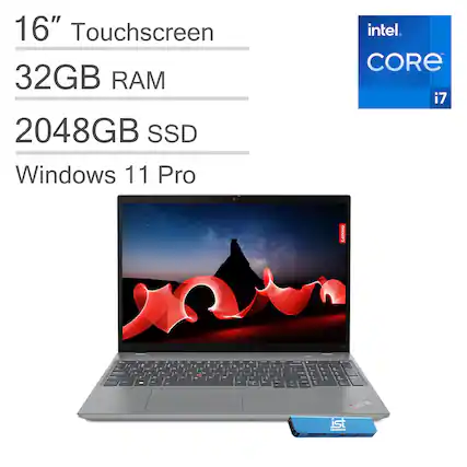 16" Touchscreen
32GB RAM
2048GB SSD
Windows 11 Pro
Intel Core i7