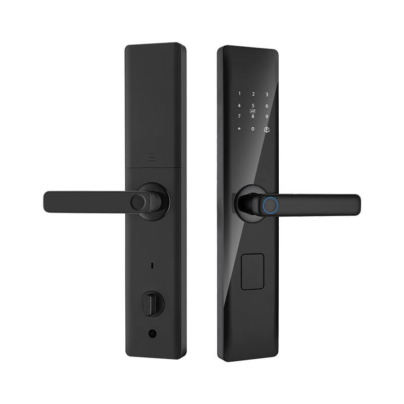 Cluzine - Fingerprint Quick Unlock Smart Door Lock,Semi-Auto,WiFi,Passcode,Home,Apartment,Security Door