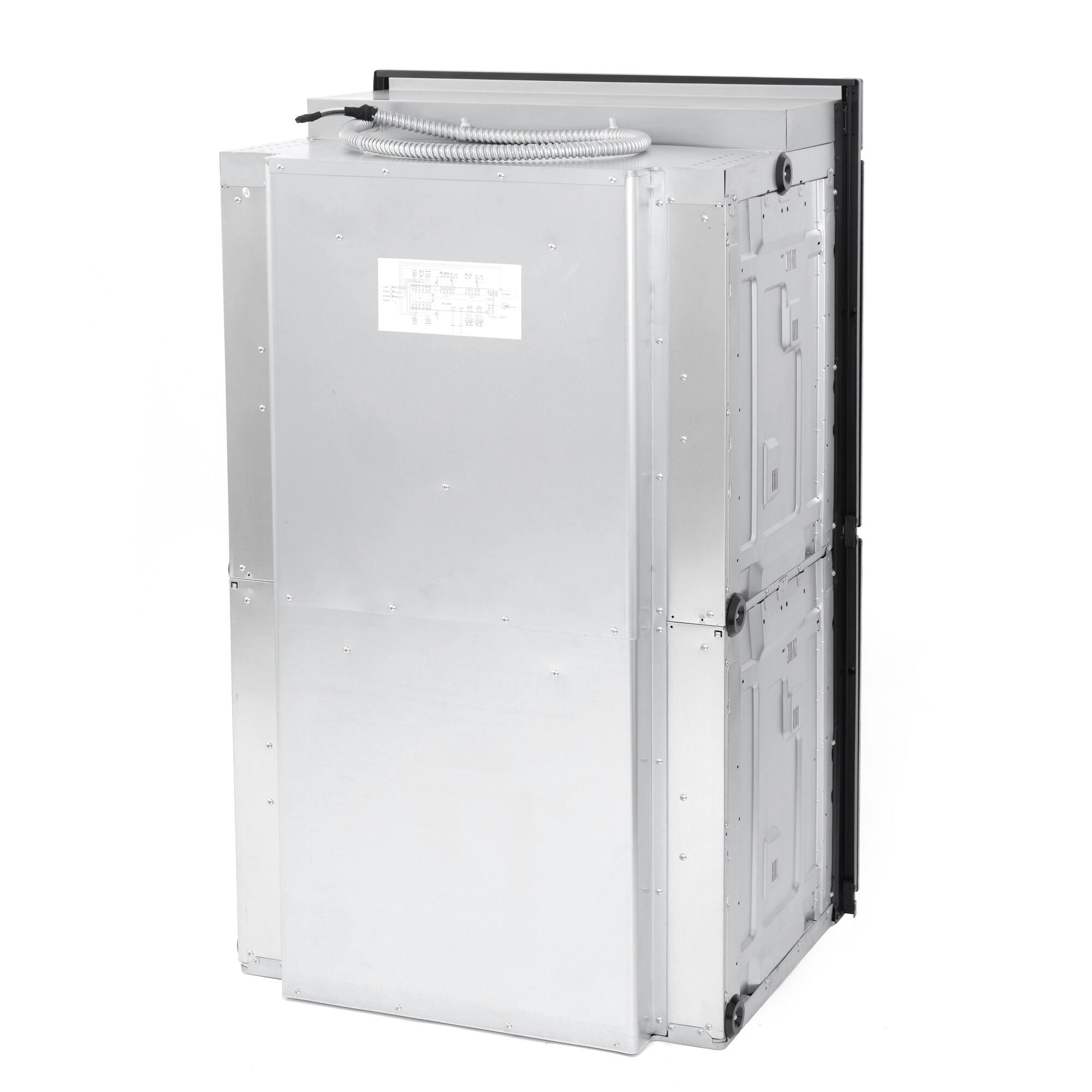 Alt View 6. COSMO - COS-30EDWC 30 in. Haven Collection Double Electric Wall Oven, True Convection, Blue Porcelain, Self Cleaning - Stainless Steel.