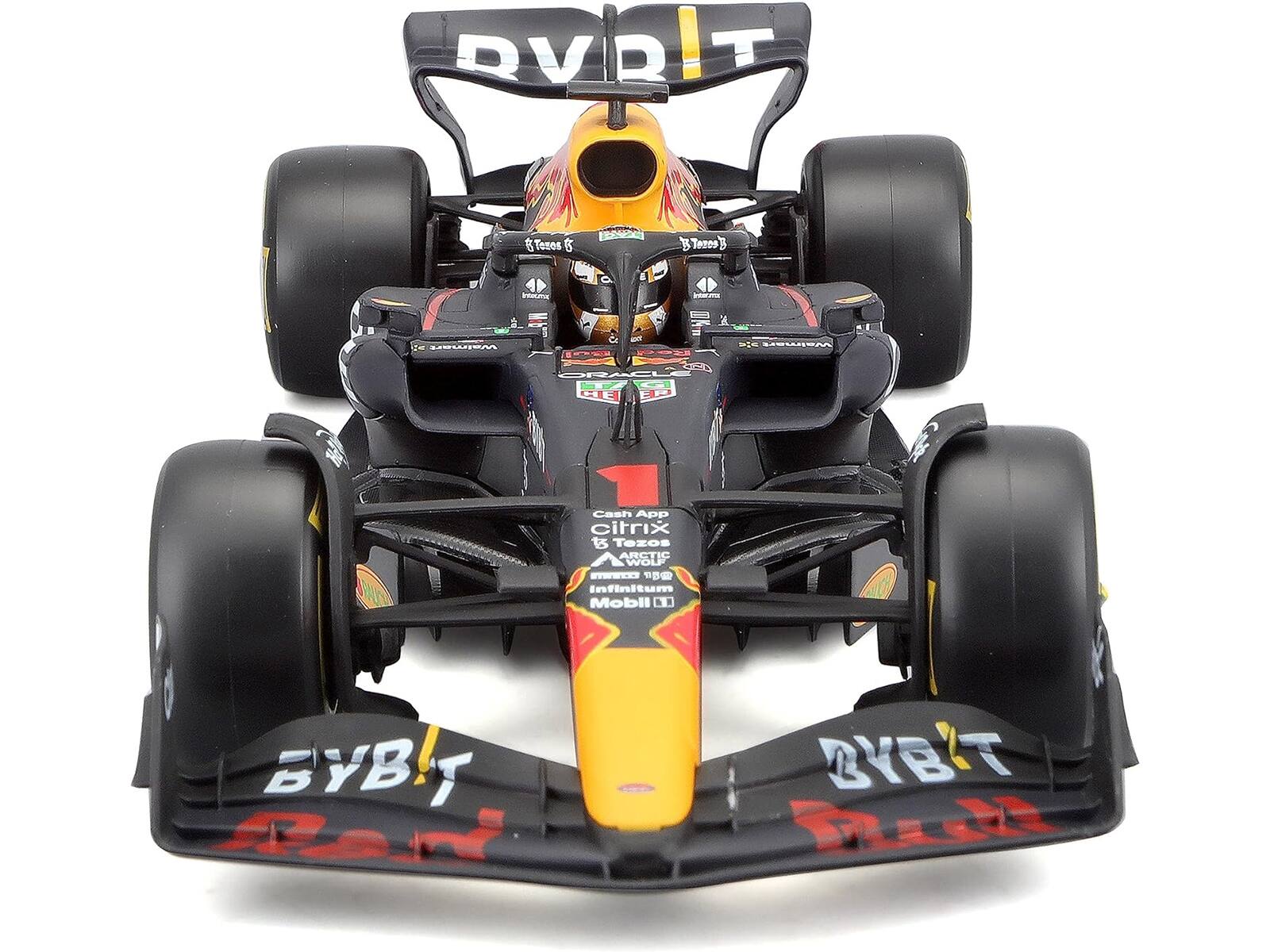 Bburago Red Bull Racing RB18 #1 Max Verstappen Oracle 2022 F1 Abu