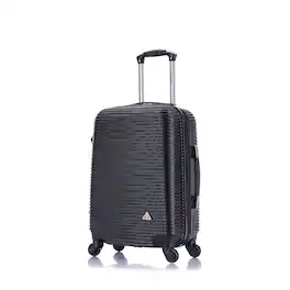 InUSA - Royal lightweight hardside Spinner Luggage 20" carry-on - Black