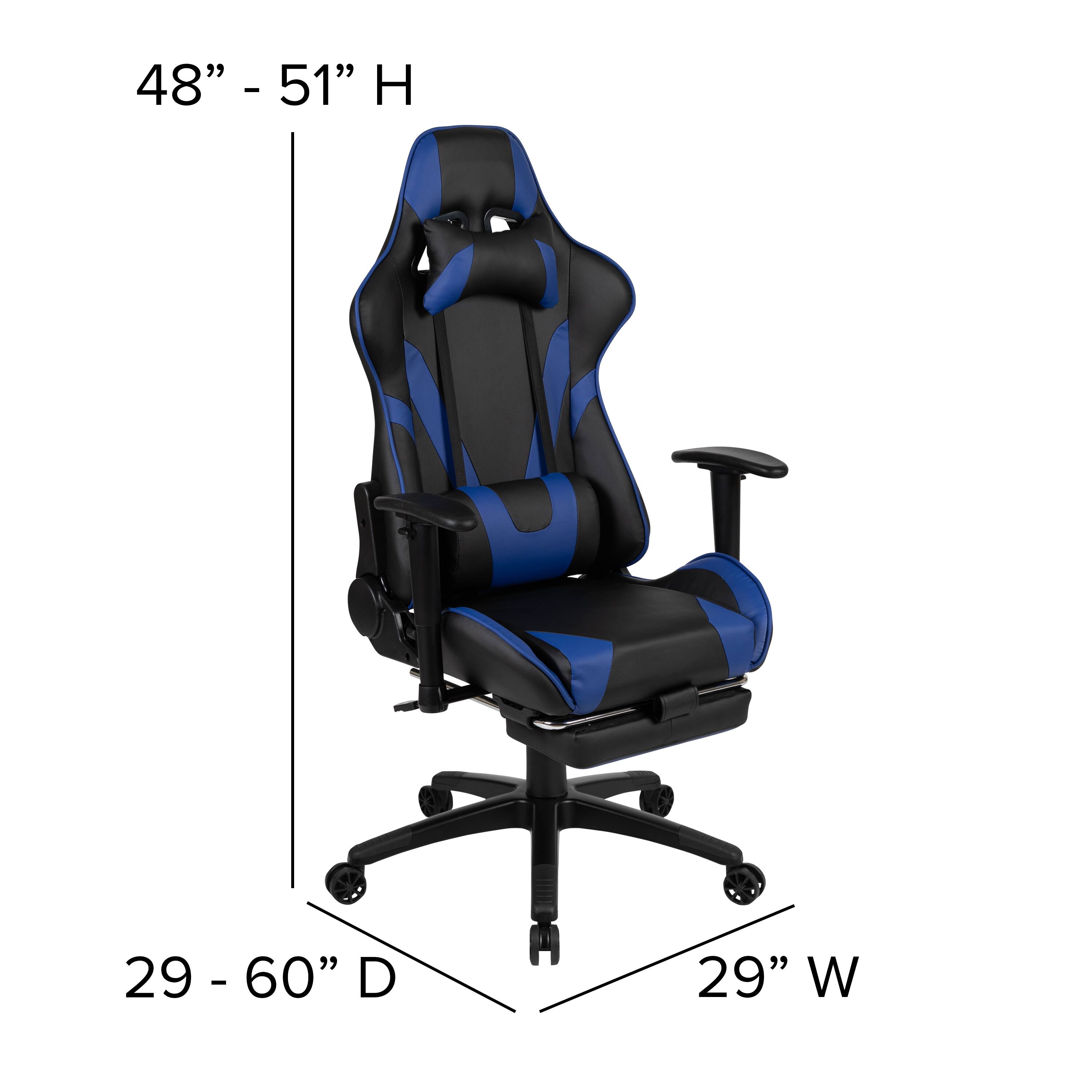 48" - 51" H  
29 - 60" D  
29" W